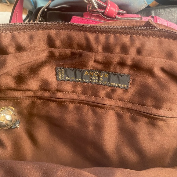 Vintage Handbag handmade brand Anouk Paris - Picture 6 of 7